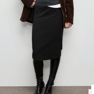 Mango Classic Black Pencil Skirt MIDI PENCIL SKIRT